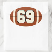 Ovale Numéro 69 Sticker (Sac)