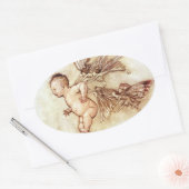 Ovale Peter Pan Flying Baby avec Sticker Fairies (Enveloppe)