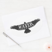 Ovale Protecteur d'eau — Sticker d'aigle 1 (Enveloppe)