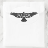 Ovale Protecteur d'eau — Sticker d'aigle 1 (Sac)