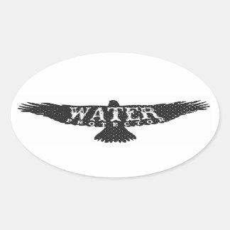 Ovale Protecteur d'eau — Sticker d'aigle 1