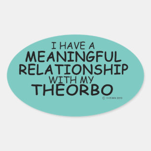 Ovale Relation significative Theorbo Sticker Oval