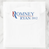 Ovale Romney Ryan Sticker Oval 2012 (Sac)