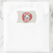 Ovale Sac & Fox Nation (Oklahoma) Sticker Drapeau (Sac)