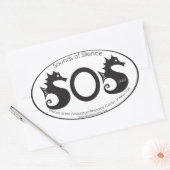 Ovale Sons de silence - LMR - Sticker (Enveloppe)