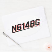 Ovale Sticker (Enveloppe)