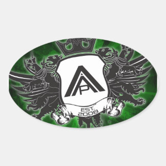 Ovale sticker