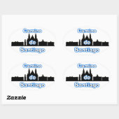 Ovale Sticker (Feuille)