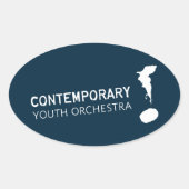 Ovale Sticker (Devant)