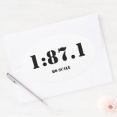 Ovale Sticker 1:87.1 (Enveloppe)
