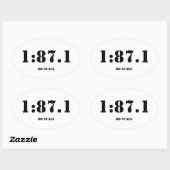 Ovale Sticker 1:87.1 (Feuille)