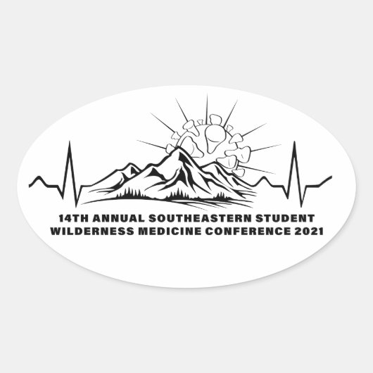 Ovale Sticker 2021 Student Wilderness Medicine (Devant)