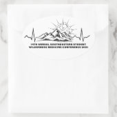 Ovale Sticker 2021 Student Wilderness Medicine (Sac)