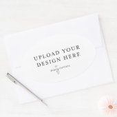 Ovale sticker - 4.5" x 2.7"  (Envelop)