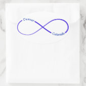 Ovale Sticker à infinity de Denver CO (Sac)