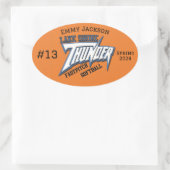 Ovale Sticker à pas rapide Lake Shore (Sac)