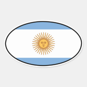 Ovale Sticker argentin Euro
