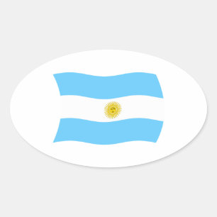 Ovale Sticker Argentine