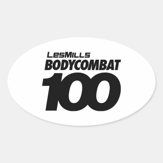 Ovale Sticker BODYCOMBAT 100 (Devant)