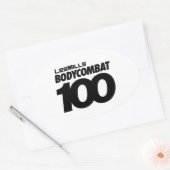 Ovale Sticker BODYCOMBAT 100 (Enveloppe)