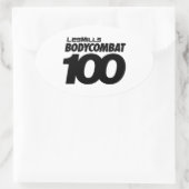 Ovale Sticker BODYCOMBAT 100 (Sac)