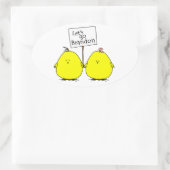 Ovale Sticker Brandon Chicks (Sac)