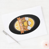 Ovale Sticker brasserie (Enveloppe)