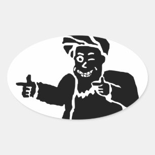Ovale Sticker Buddy Muj