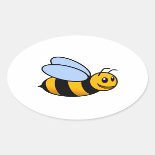 Ovale Sticker Bumblebee