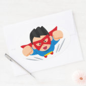 Ovale Sticker "Captain Zoom" (Enveloppe)