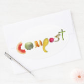 Ovale Sticker Compost (Enveloppe)