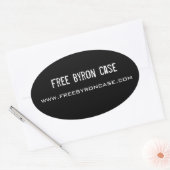 Ovale Sticker Coque Byron gratuit (Enveloppe)