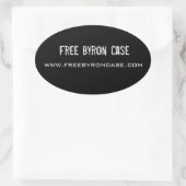 Ovale Sticker Coque Byron gratuit (Sac)
