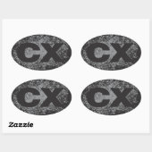 Ovale Sticker CX (Feuille)