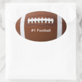Ovale Sticker de football (Sac)