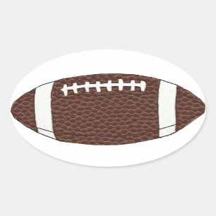Ovale Sticker de football