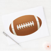 Ovale Sticker de football (Enveloppe)