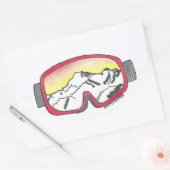 Ovale Sticker de réflexion de bascule (Enveloppe)