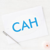 Ovale Sticker de support CAH (Enveloppe)