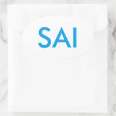 Ovale Sticker de support pour insuffisance surrénale (SA (Sac)