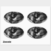 Ovale Sticker Den Watch 2011 (Feuille)