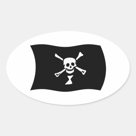 Ovale Sticker Drapeau Emanuel Wynne (Devant)