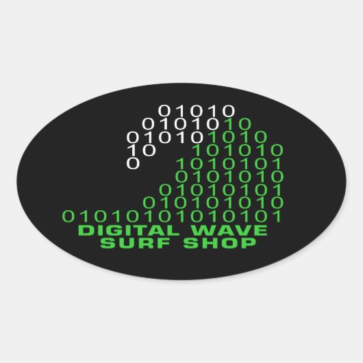 Ovale Sticker du logo DWSS (Devant)