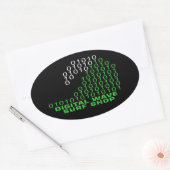 Ovale Sticker du logo DWSS (Enveloppe)