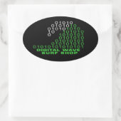 Ovale Sticker du logo DWSS (Sac)