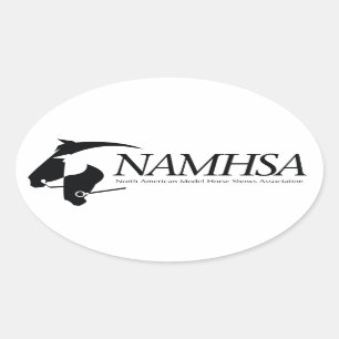 Ovale Sticker du logo NAMHSA