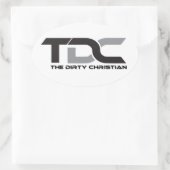Ovale Sticker du logo TDC (Sac)