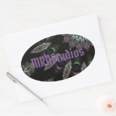 Ovale sticker étoile théo (Enveloppe)