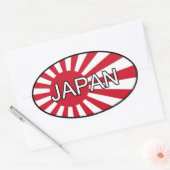 Ovale Sticker Euro Japon (Enveloppe)