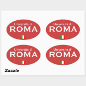 Ovale sticker européen de l'Université de Rome (Feuille)